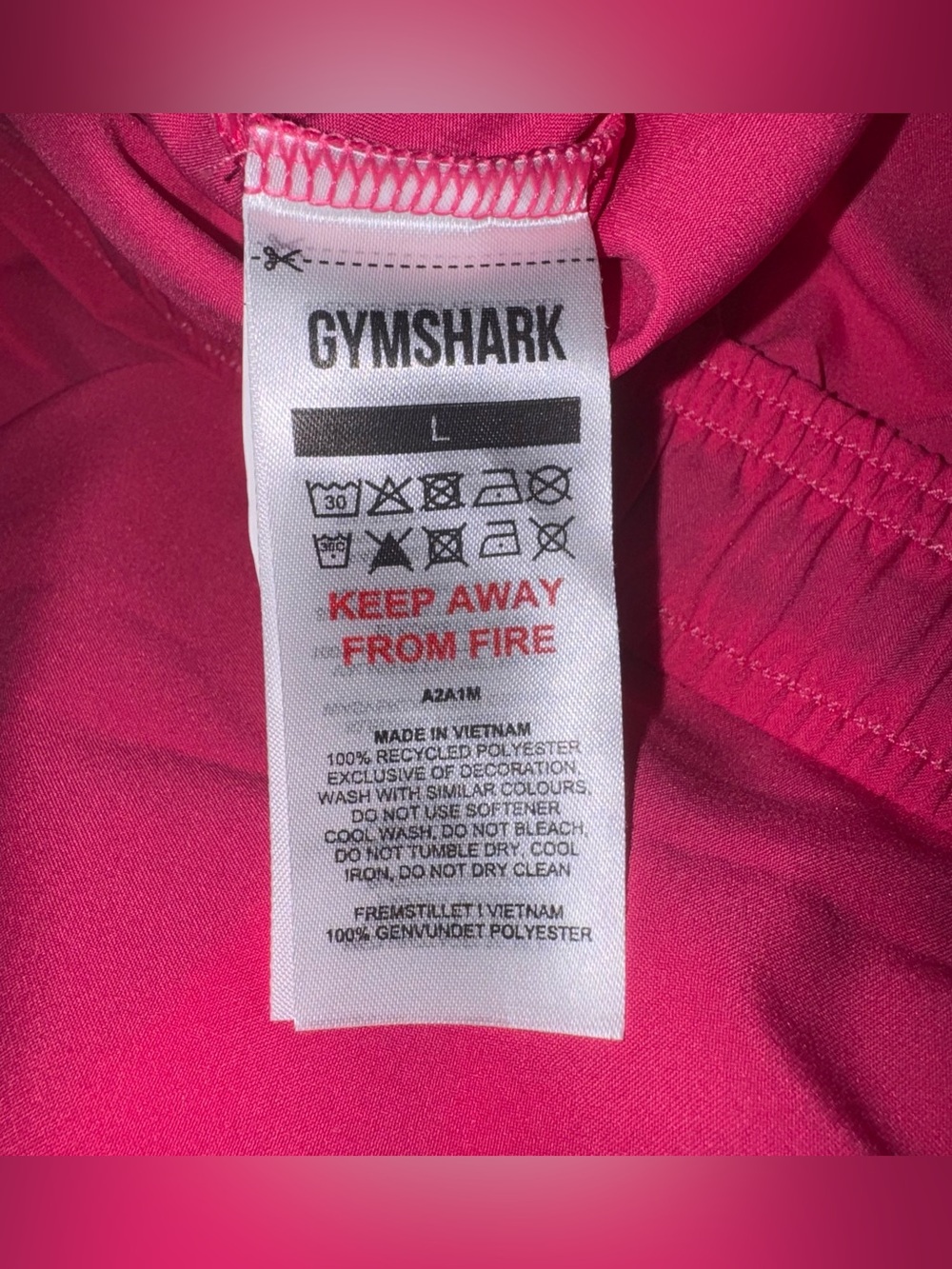 GYMSHARK Arrival Mesh 5” Shorts in Pink Lifting Size Large - Picture 13 of 14